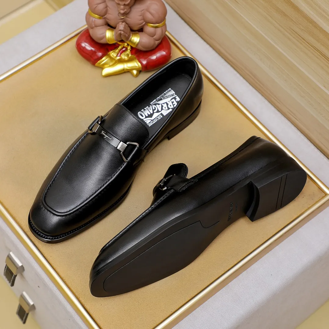 Men's shoes💰460🕷🕷[Ferragamo] Ferragamo's top men's business leather shoes💯Original copy of the official website, the upper is made of imported official website 1:1 material🍁Italian imported cowhide🇮🇹Imported cowhide lining. It’s definitely not made with ordinary craftsmanship, it’s the model used by celebrities! The factory’s craftsmanship is designed to create the most perfect shoes for trendy men! Colors available! Code number 38-44 (45.46 customized)......